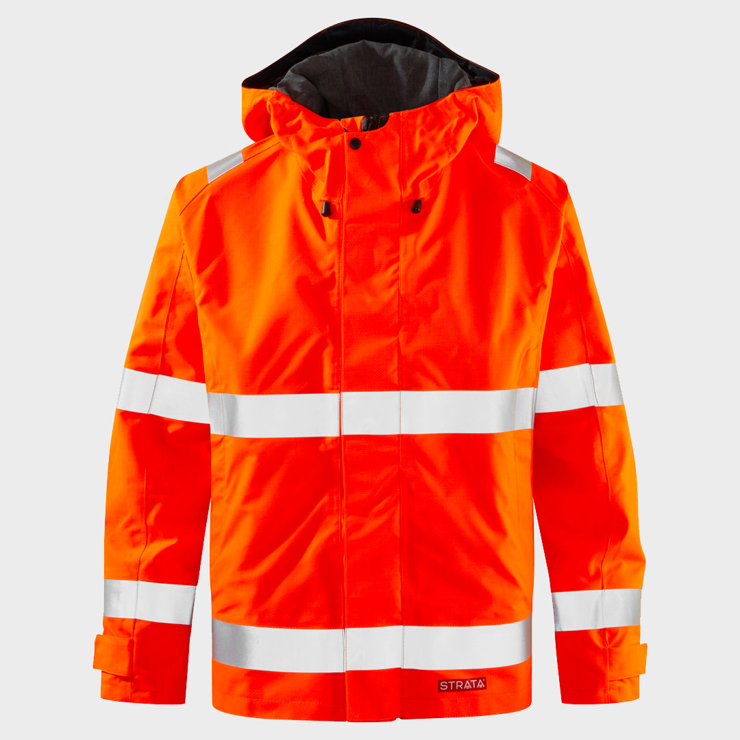 STRATA® ARC Hi-Viz Orange Waterproof Jacket (CL.2/ARC2/23CAL/CM²)