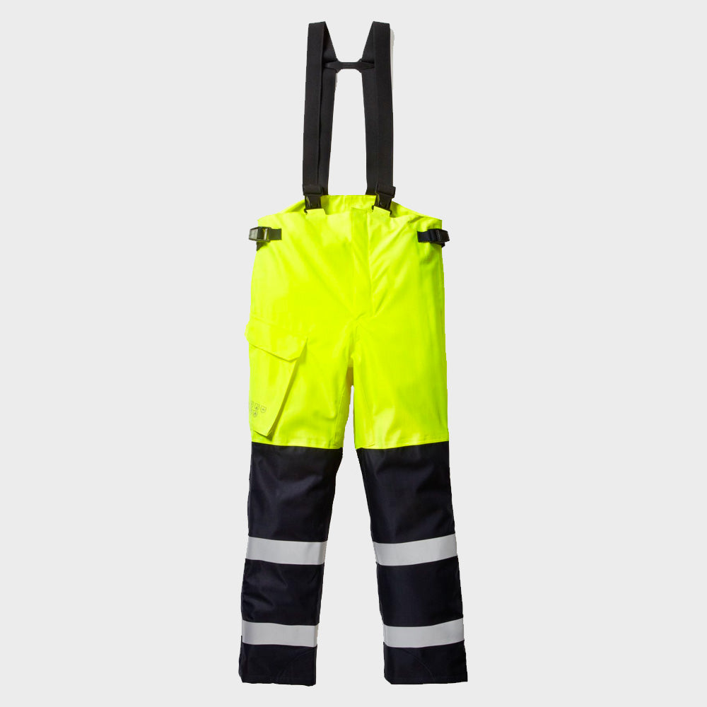 Helly Hansen Potsdam Hi Viz waterproof SalopettePant 71475 Hi Vis Trousers  ActiveWorkwear